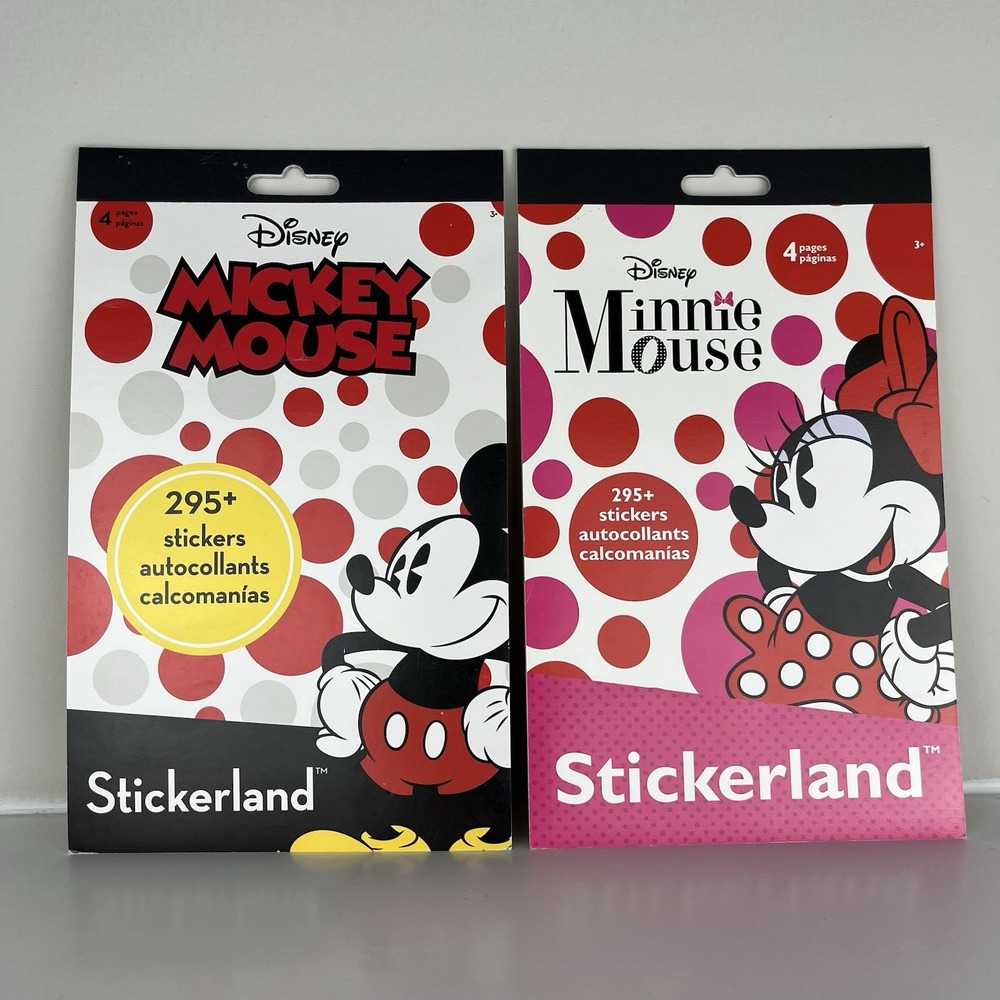 Disney Mickey & Minnie Mouse‎ Stickerland Sticker Books 295+ Each School Gift - Picture 2 of 10